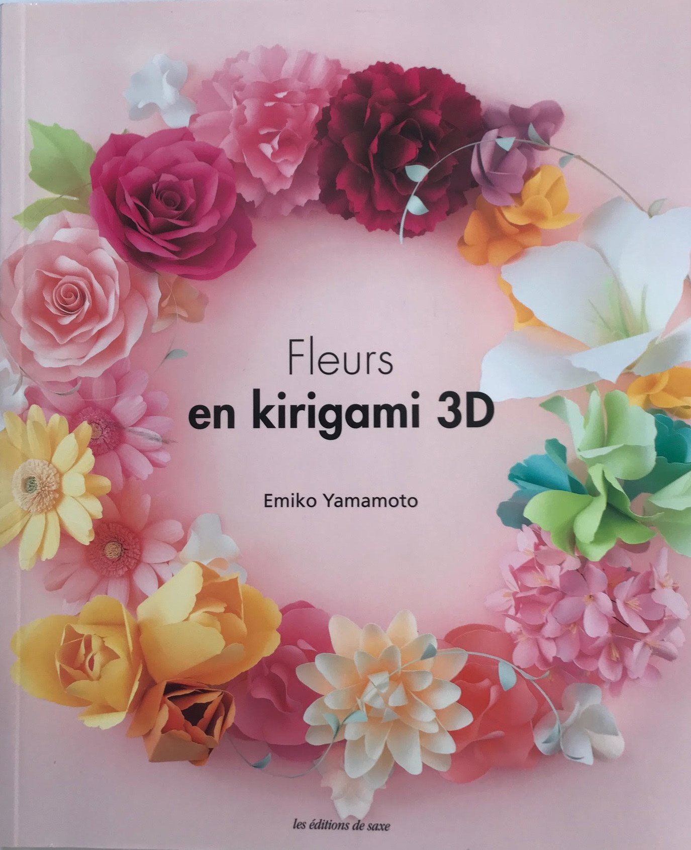 FLEUR EN KIRIGAMI 3D