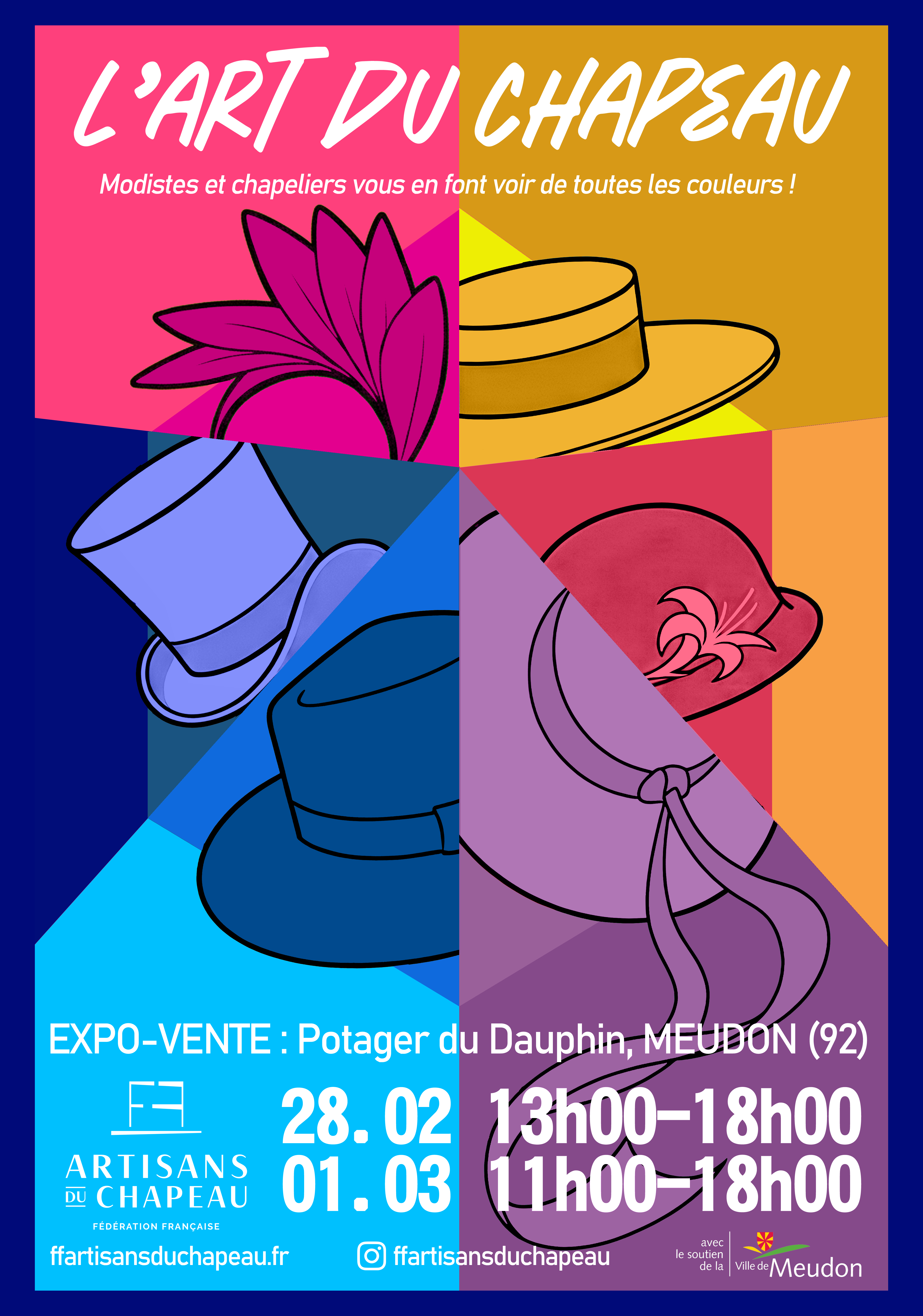 L'Art du Chapeau – Modistes et chapeliers vous en font voir de toutes les couleurs !